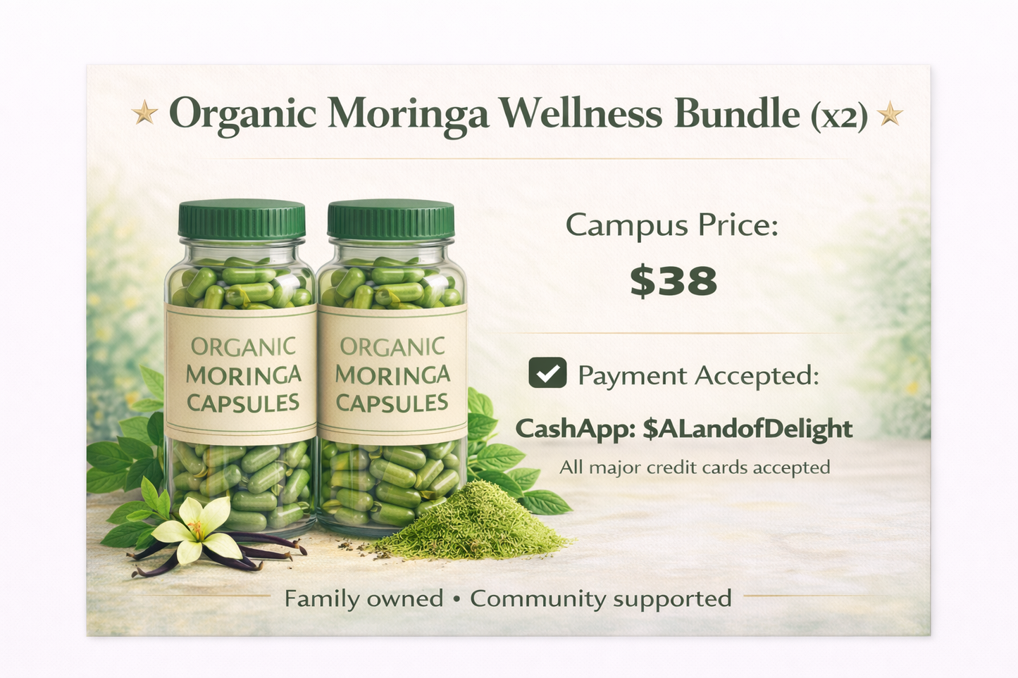 Organic Moringa Wellness Bundle