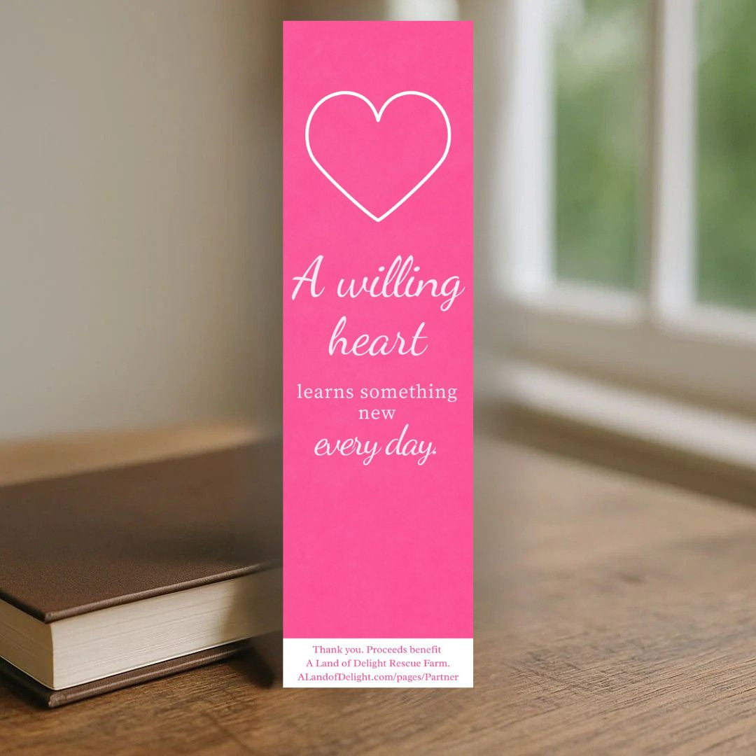 A Willing Heart Bookmark