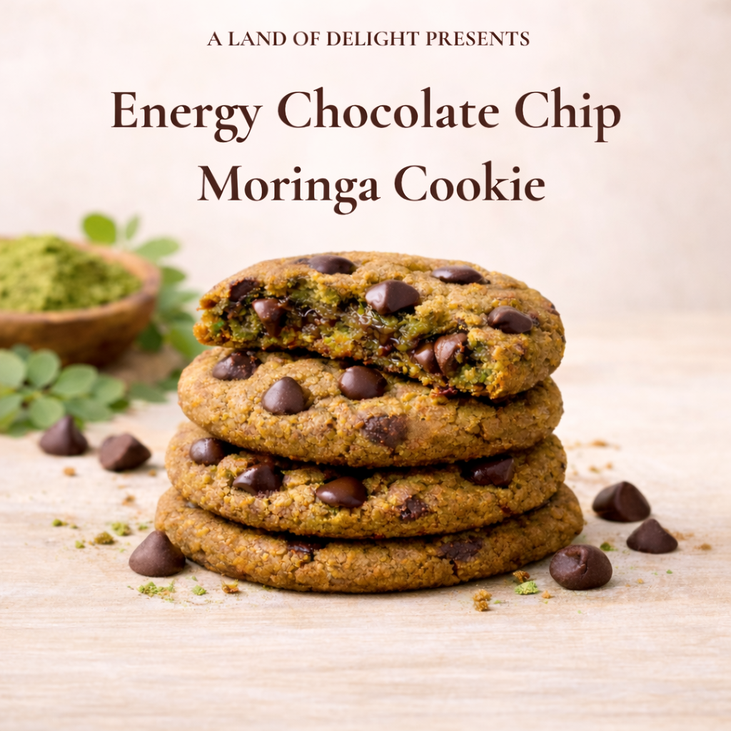 Moringa Chocolate Chip Cookie