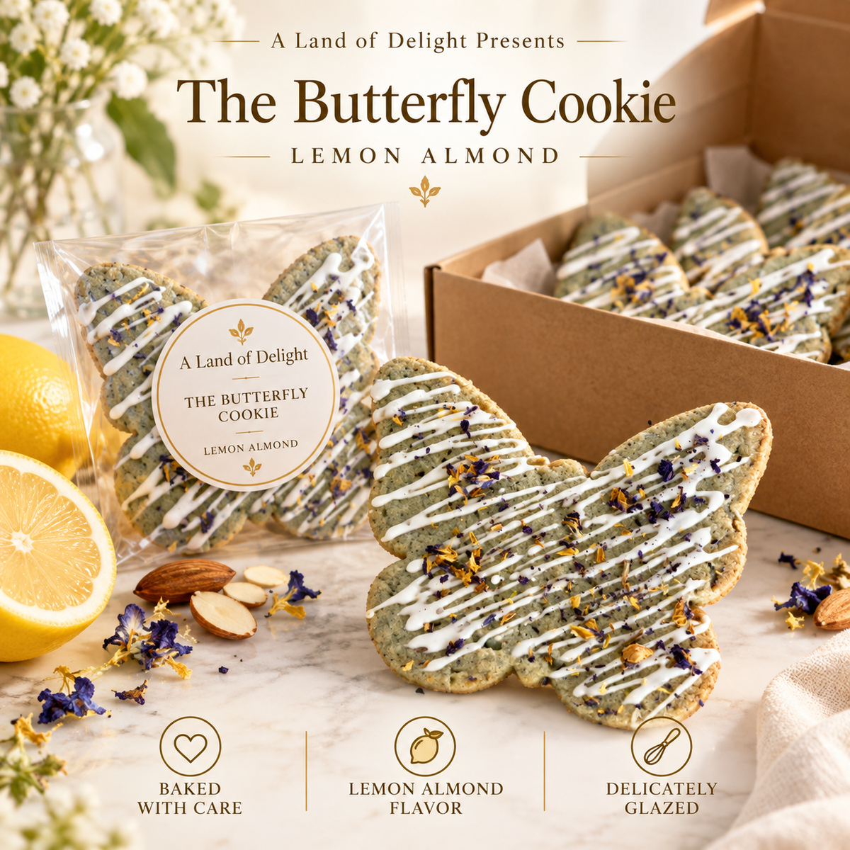 The Butterfly Cookie Lemon Almond Bundle
