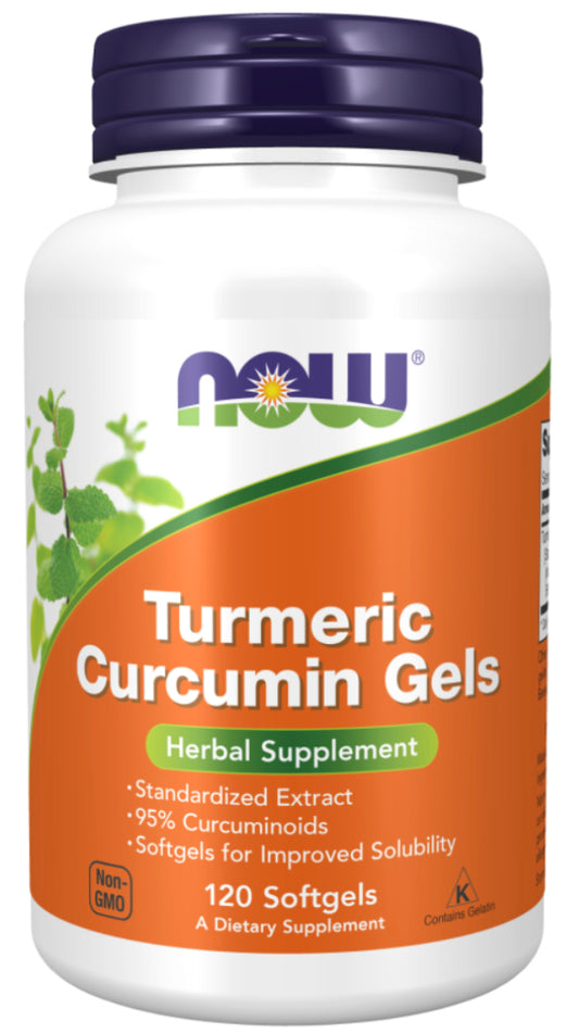 Now Turmeric Curcumin 120 Softgels