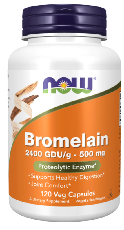 Now Bromelain 120 Capsules