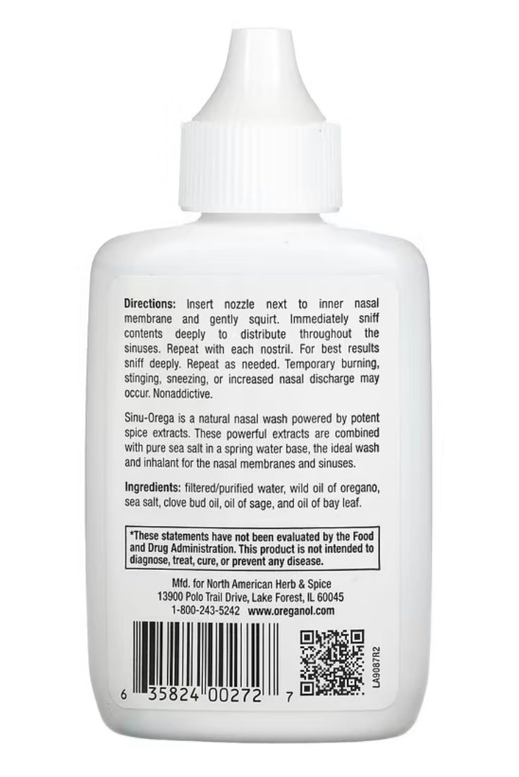 North American Herb & Spice Co., Sinu Orega, Nasal Spray, 2 fl oz (60 ml)
