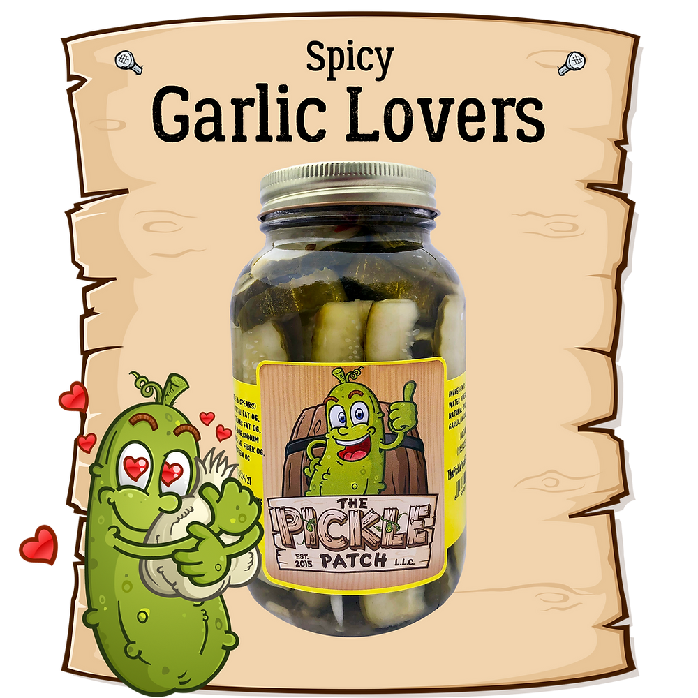 The Pickle Patch - Spicy Garlic Lovers