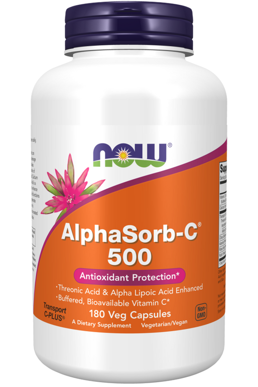 NOW AlphaSorb-C 500 mg 180 capsules