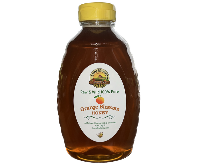 Specialty Gourmet Honey: Raw Local Florida Orange Blossom Honey