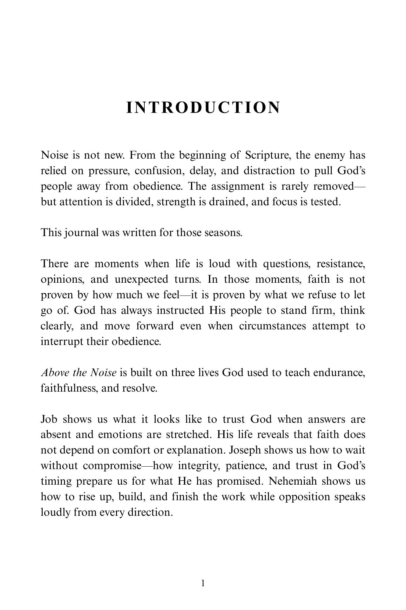 Above the Noise (Paperback)