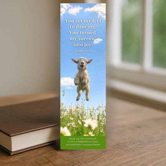 You Set My Feet To Dancing Bookmark