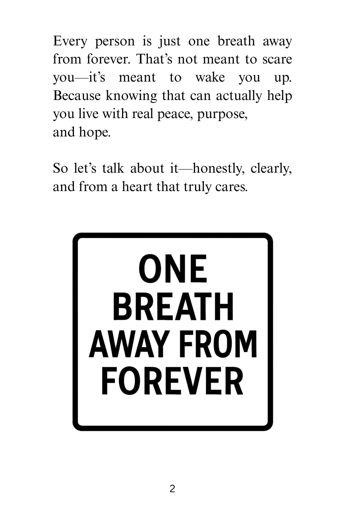 One Breath From Forever