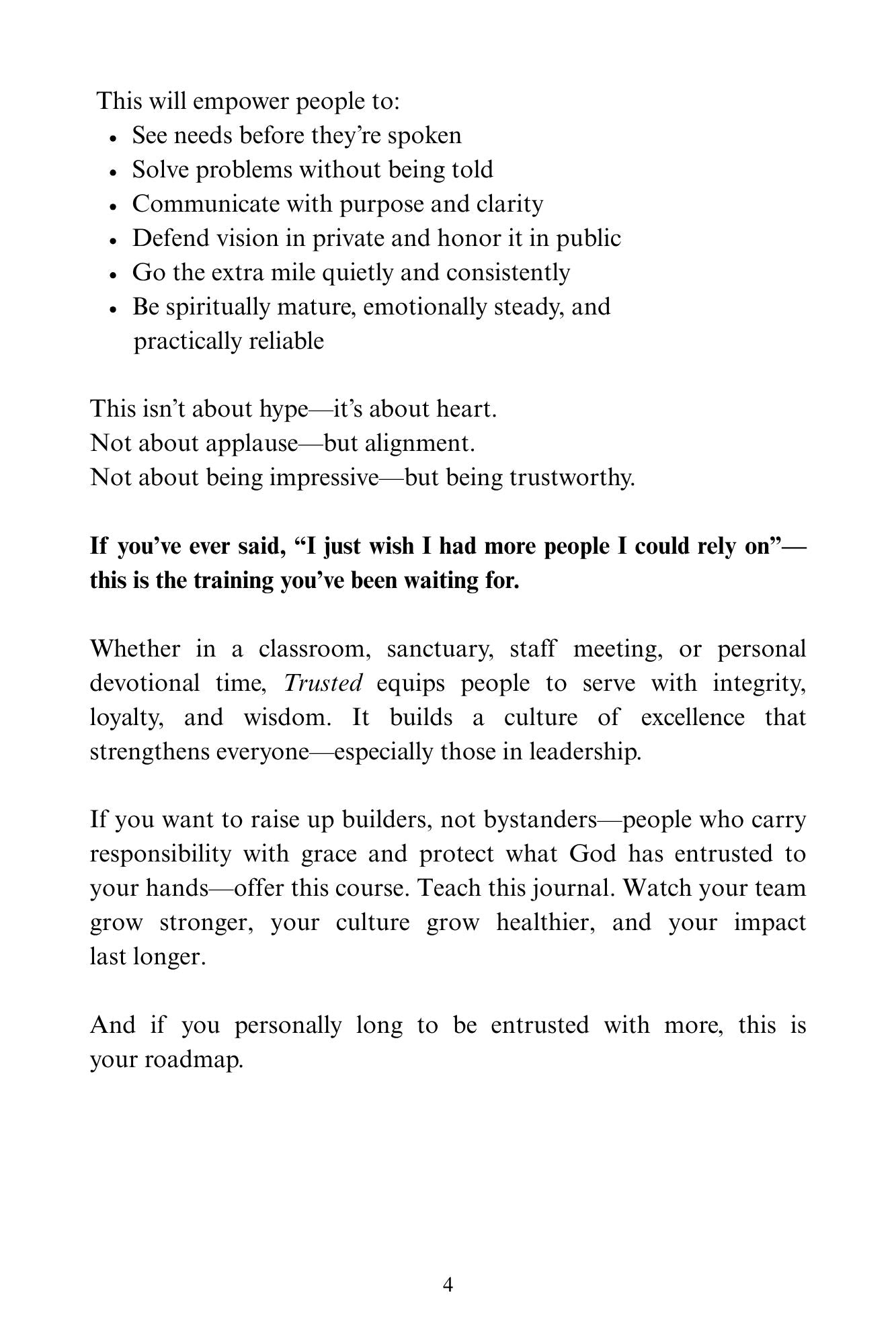 Trusted Journal (Paperback)