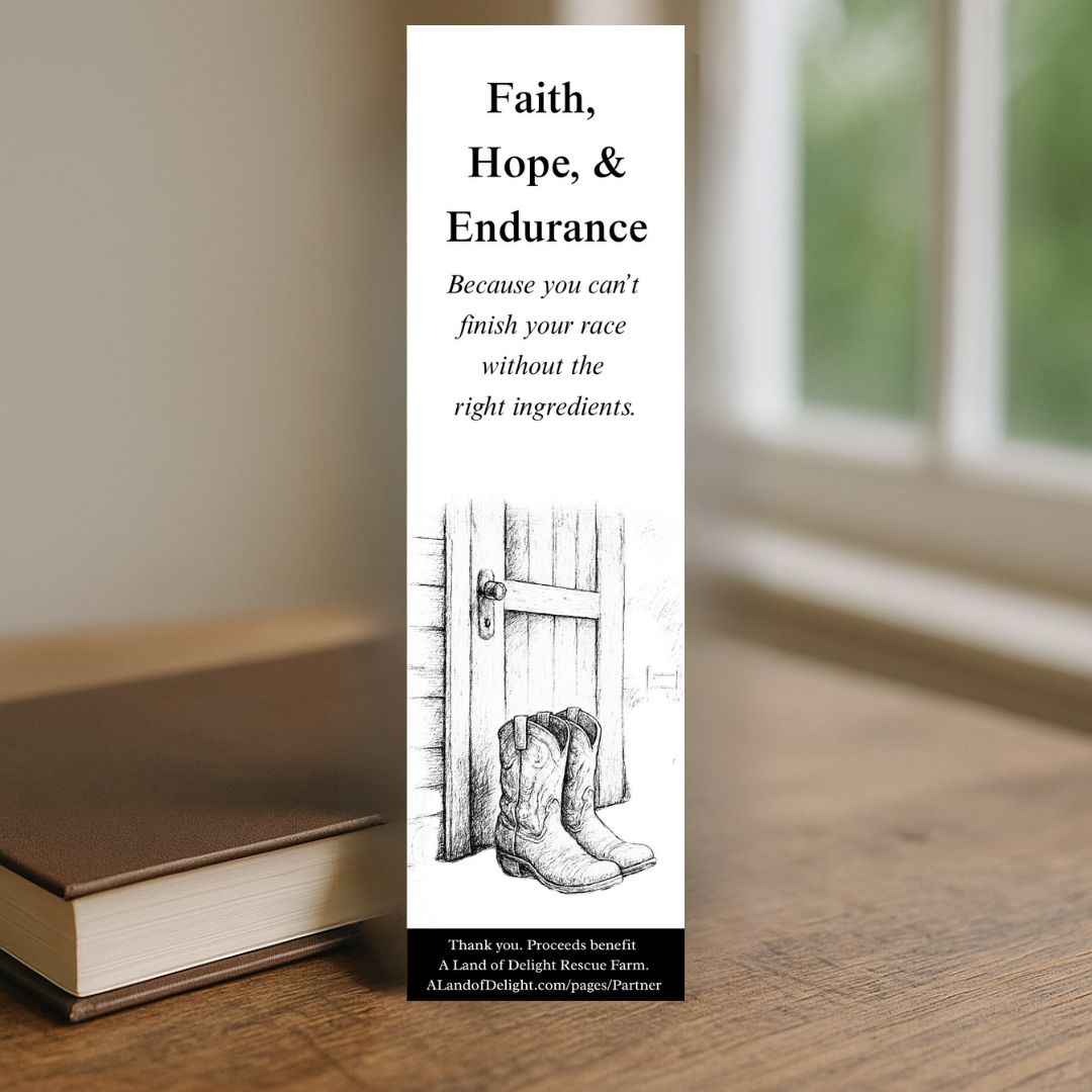 Faith, Hope, & Endurance Bookmark