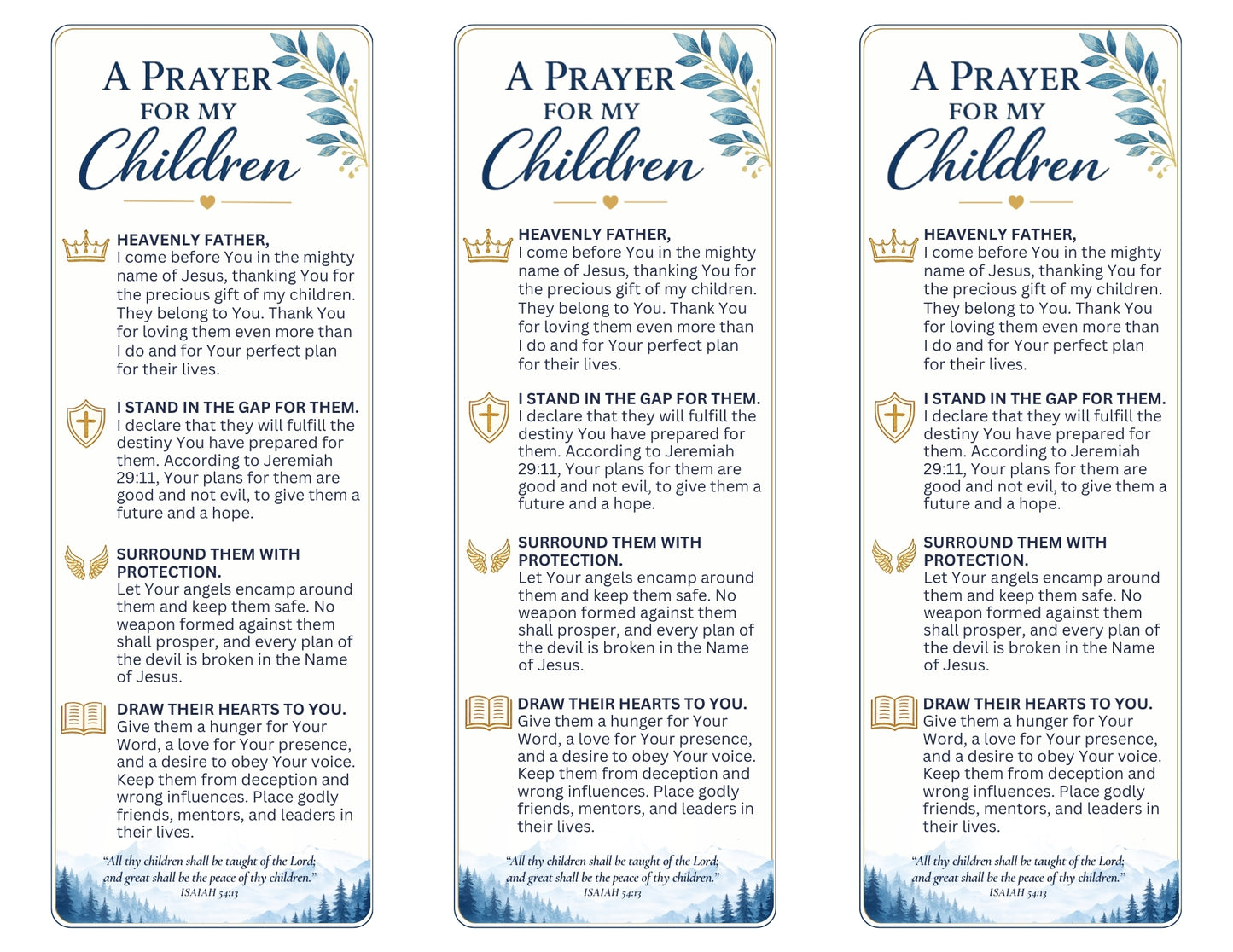 A Prayer For My Children (Digital Download)