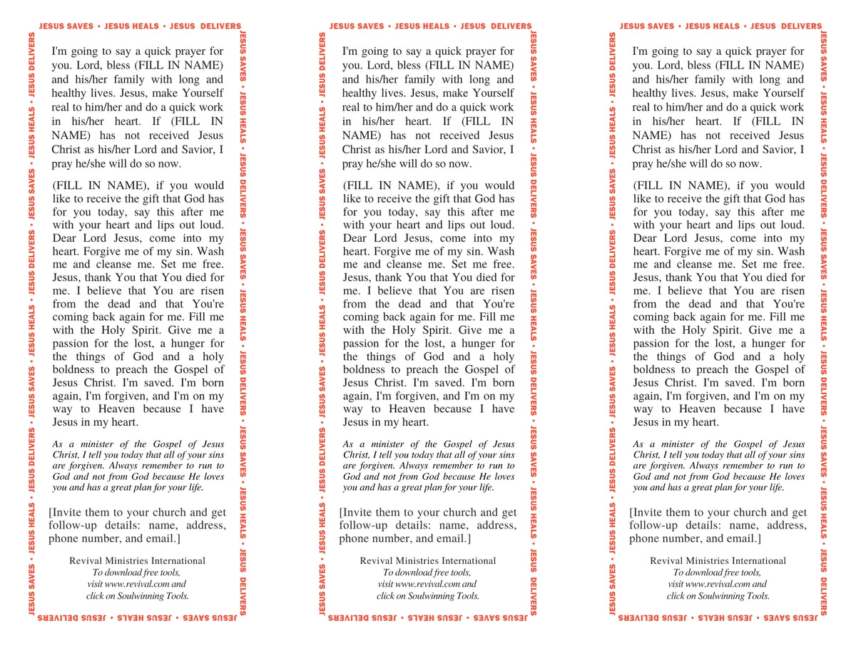Gospel Soul Winning Script (Free Download)