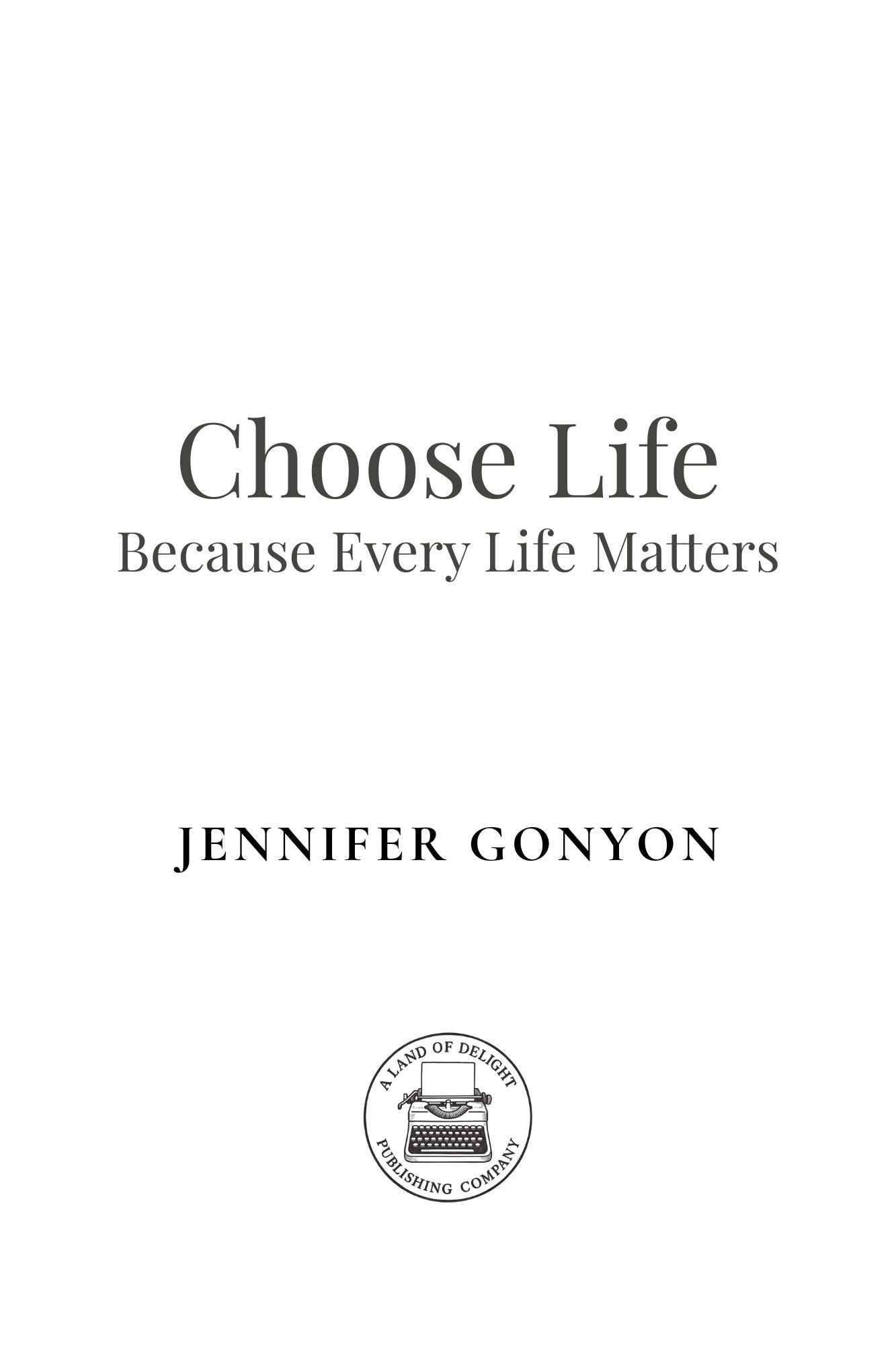 Choose Life (Paperback)