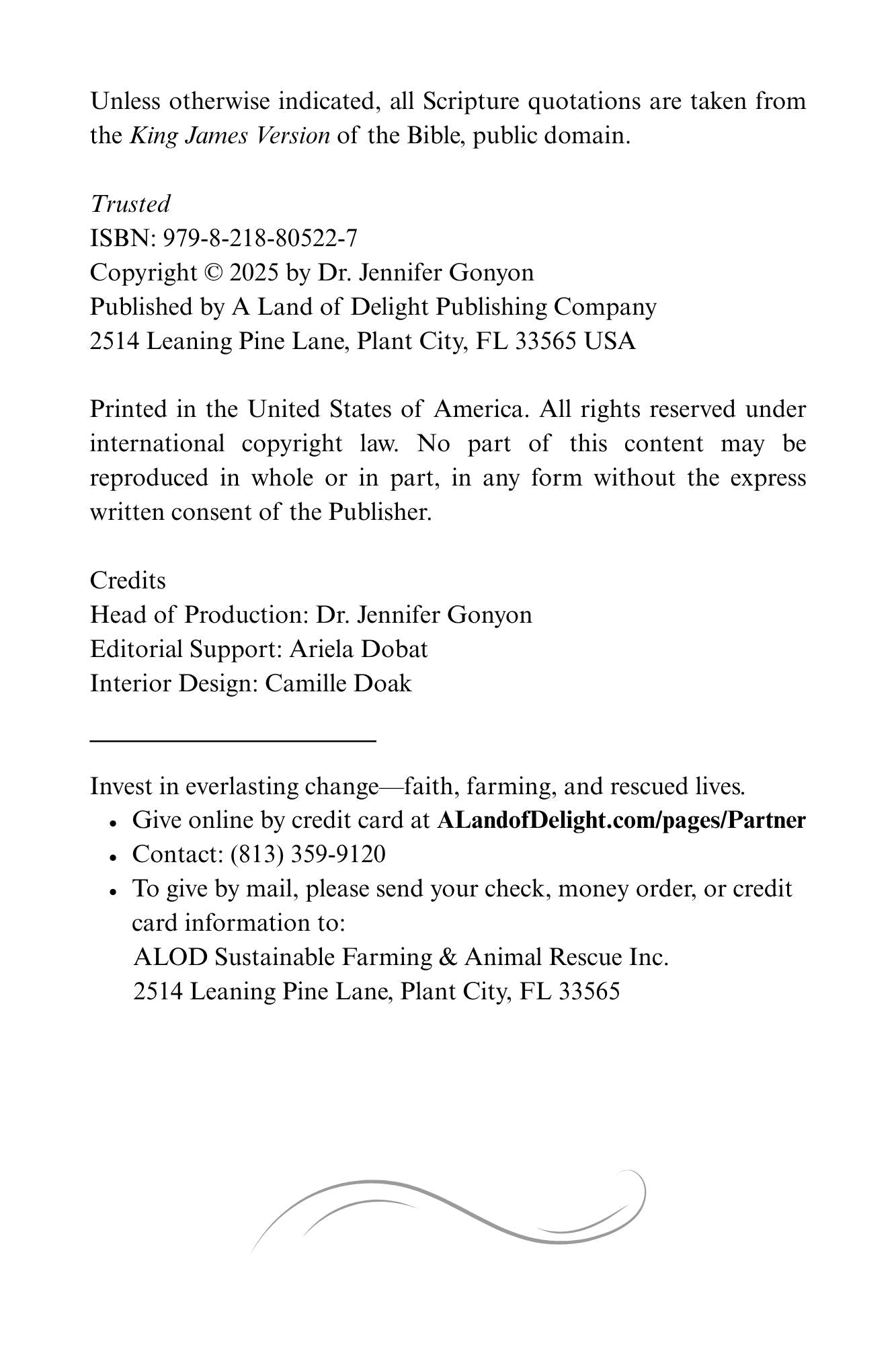 Trusted Journal (Paperback)