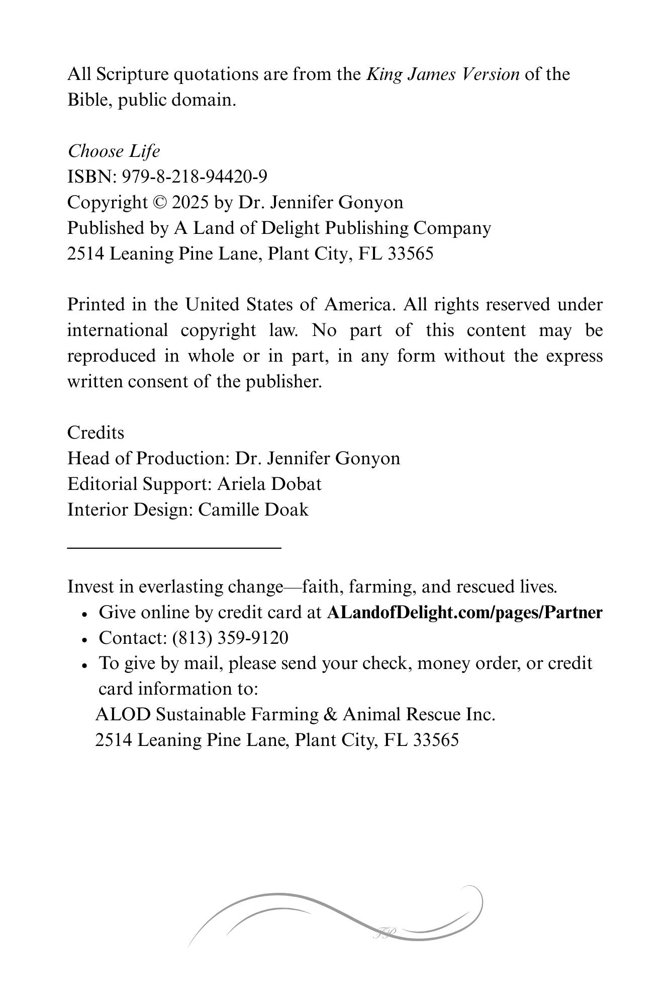 Choose Life (Paperback)