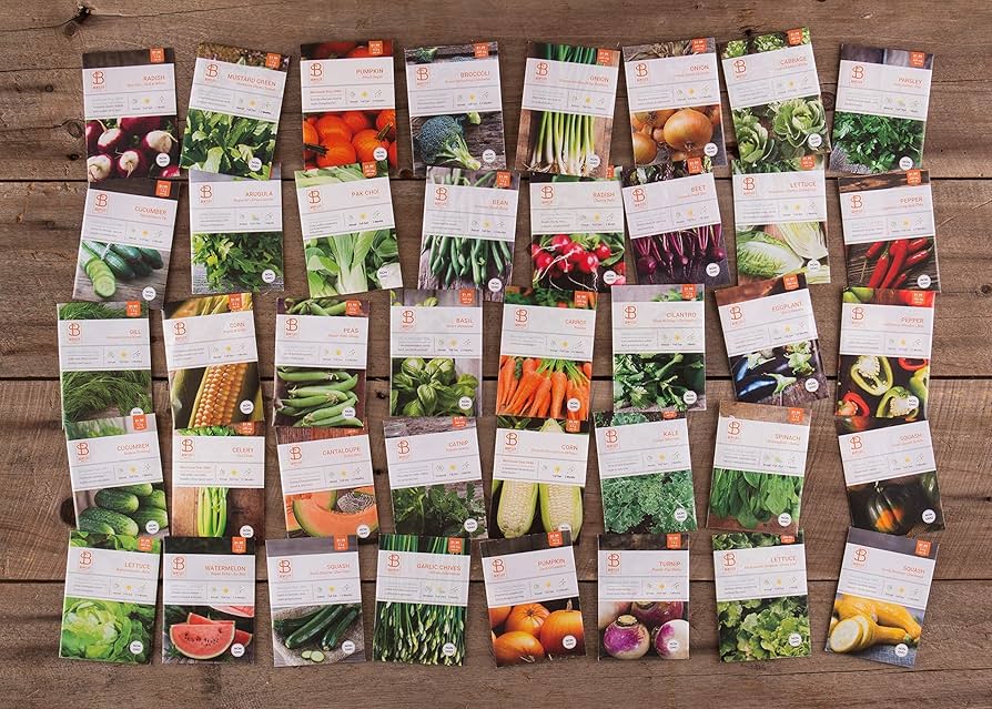 Heirloom Vegetable & Herb Seed Packet