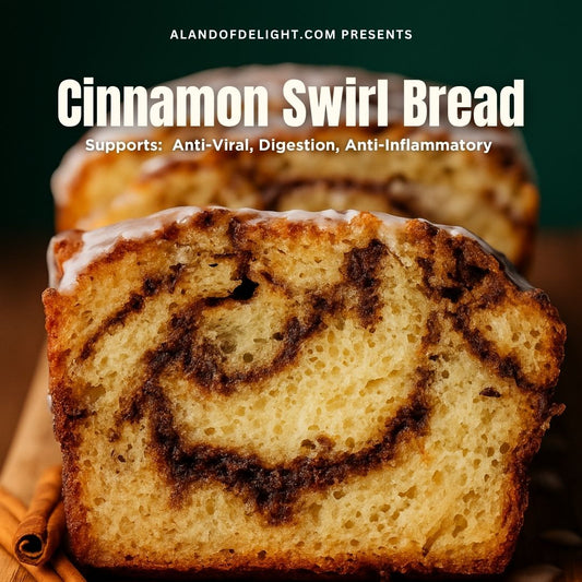 Cinnamon Swirl Delight Bread Slice