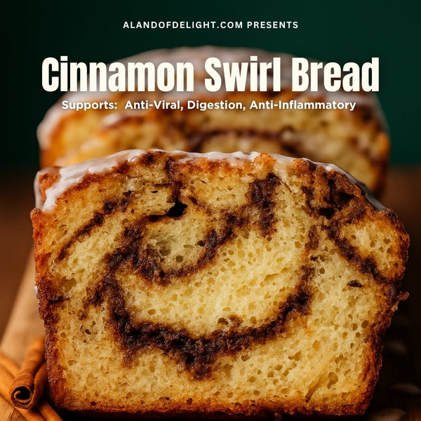 Cinnamon Swirl Delight Bread Slice