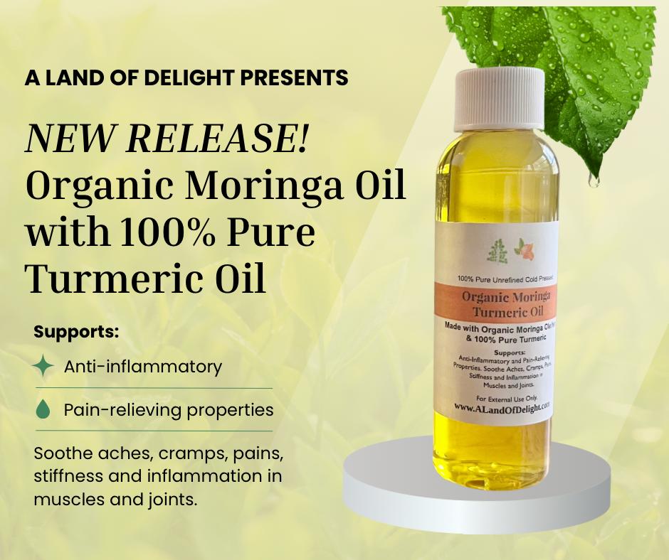 Organic Moringa Turmeric Oil