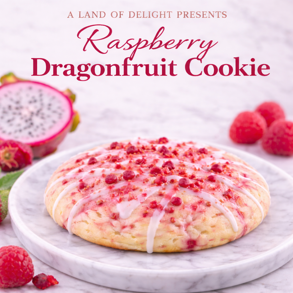 Raspberry Dragonfruit Cookie