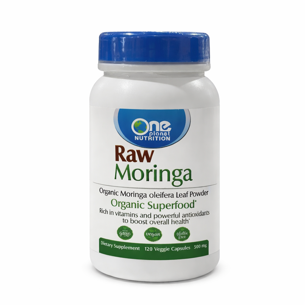 One Planet Nutrition Raw Moringa Capsules