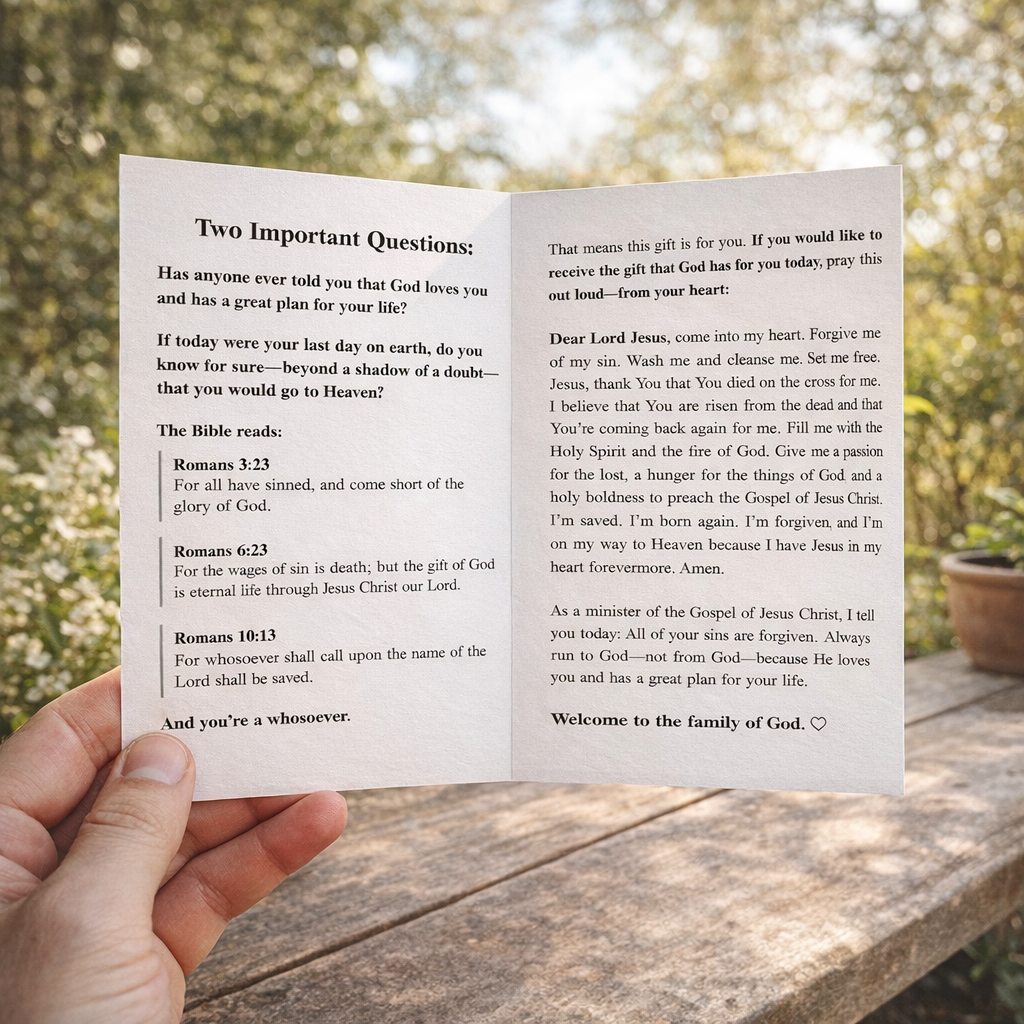 SALE! - Soul Winning & Baptism in the Holy Ghost and Fire Tracts Bundle (20 Packs each)