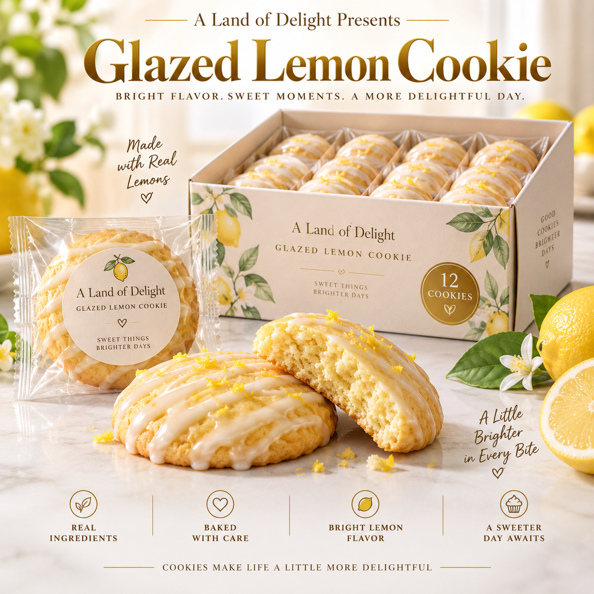 Glazed Lemon Cookie Bundle