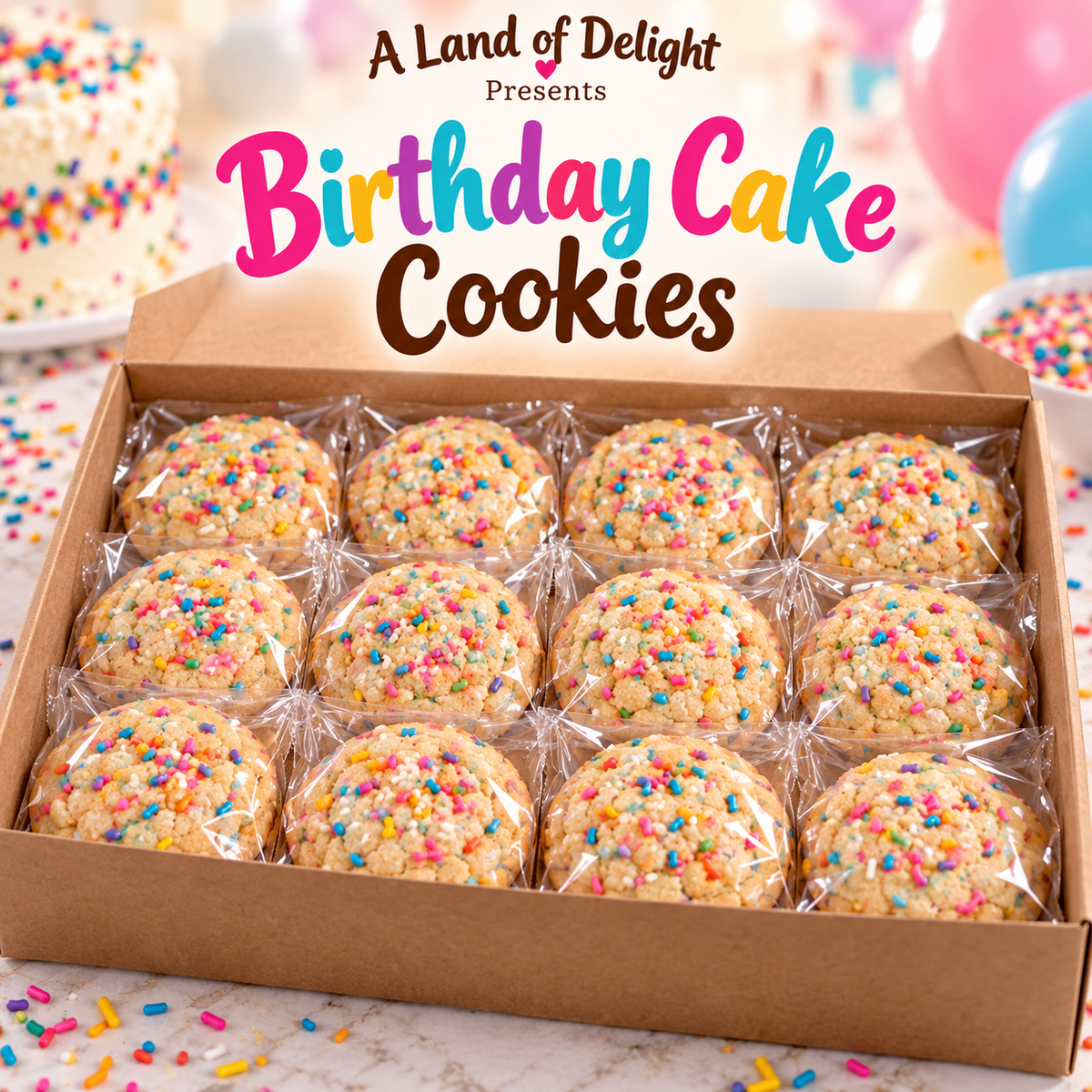 Birthday Cake Cookie Bundle