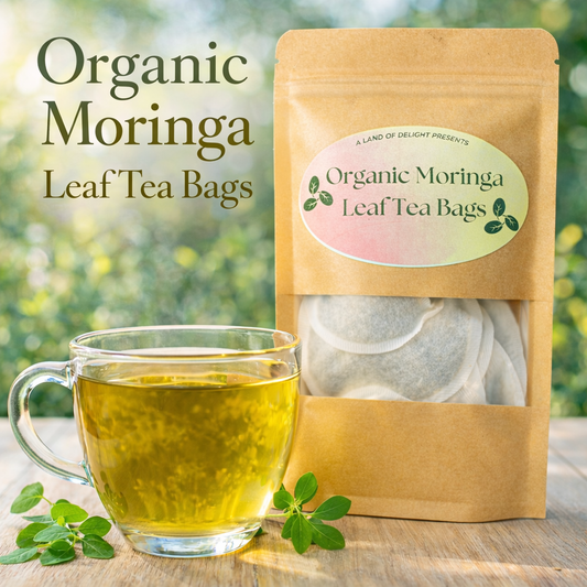Organic Moringa Leaf Tea Bags