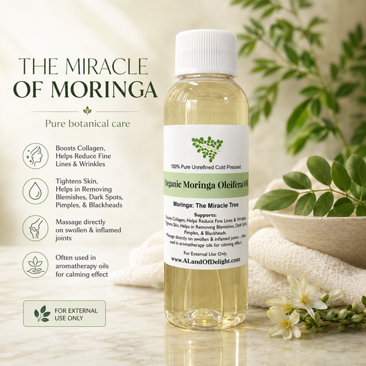Organic Moringa Oleifera Oil