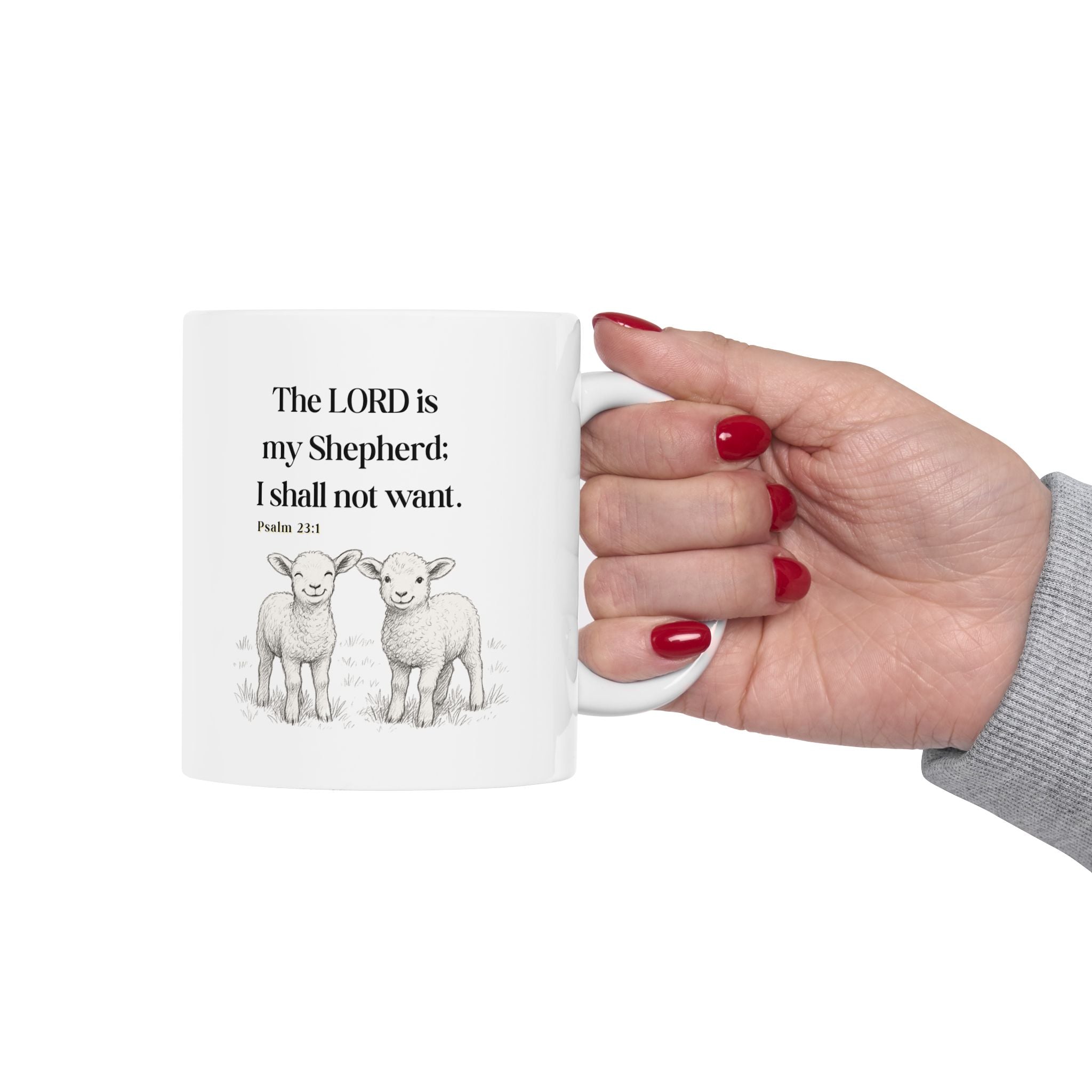 The Lord is my Shepherd Ceramic Coffee Mug