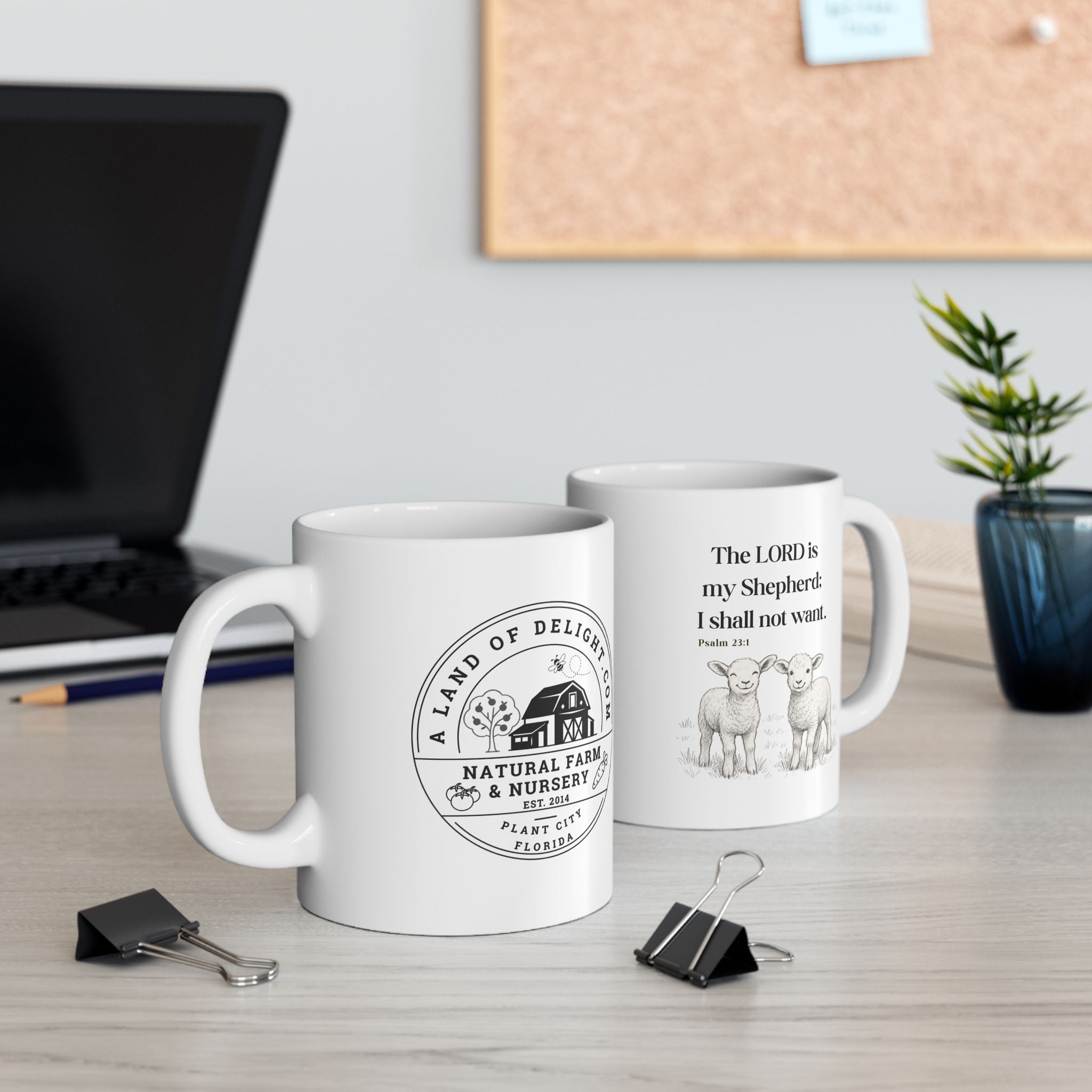 The Lord is my Shepherd Ceramic Coffee Mug