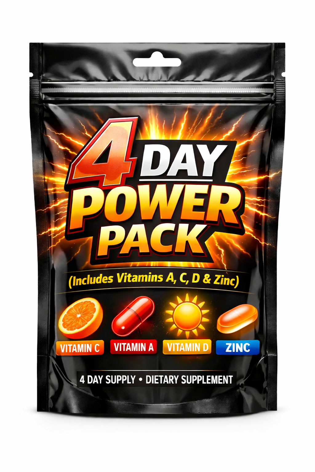 Original 4 Day Power 4 Immune Boosting Supplement Pack