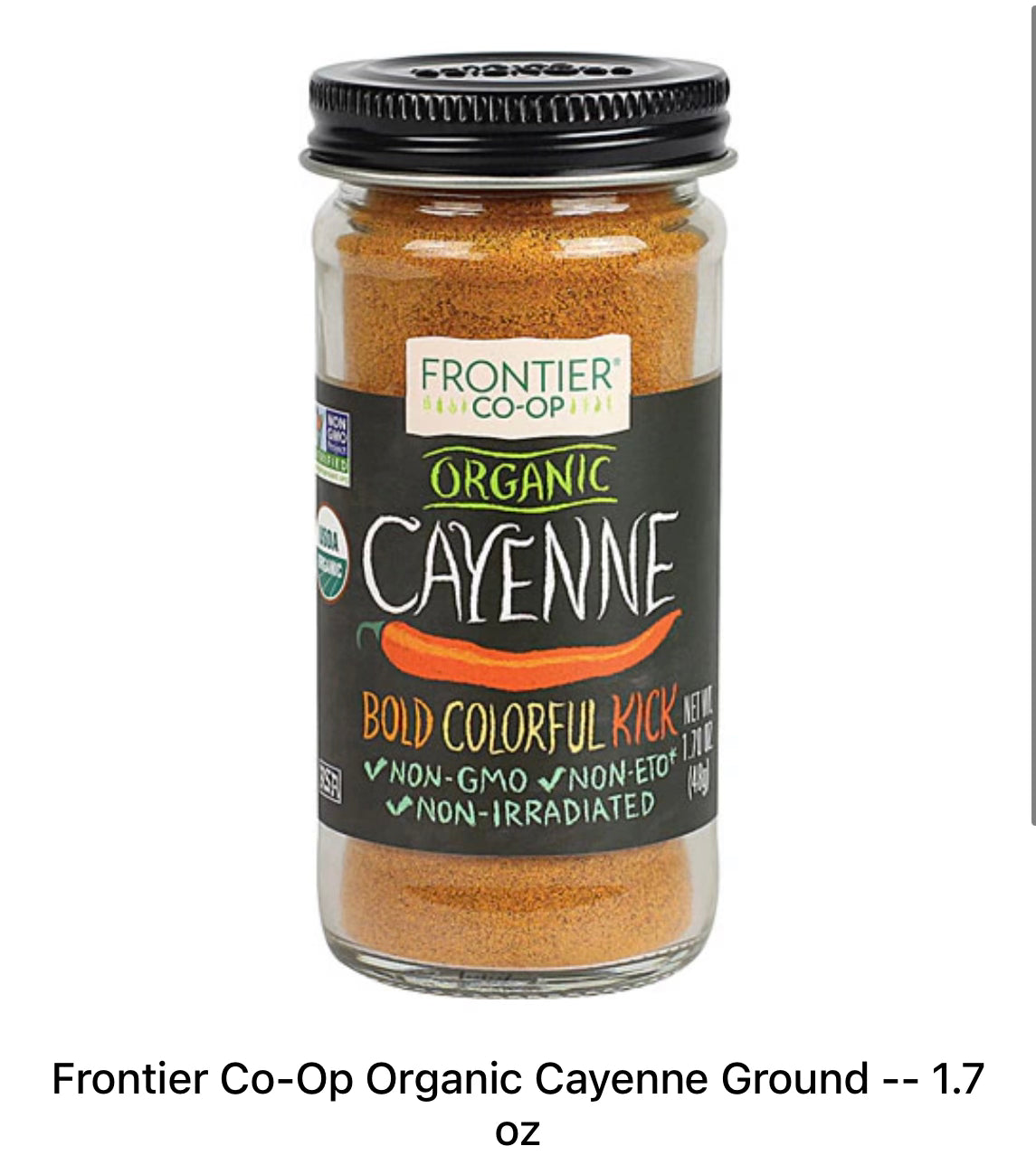 Frontier Co-Op Organic Cayenne Ground