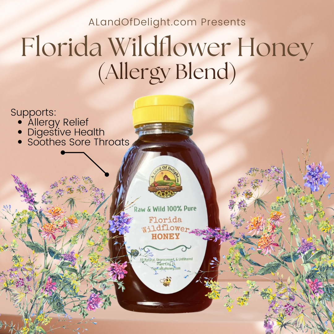 Raw Local Florida Wildflower Honey
