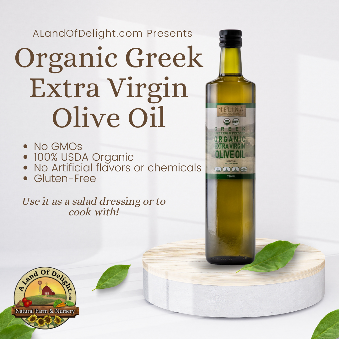 Organic Greek Extra Virgin Olive Oil