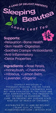Load image into Gallery viewer, Organic Sleeping Beautea (Loose Leaf Tea)
