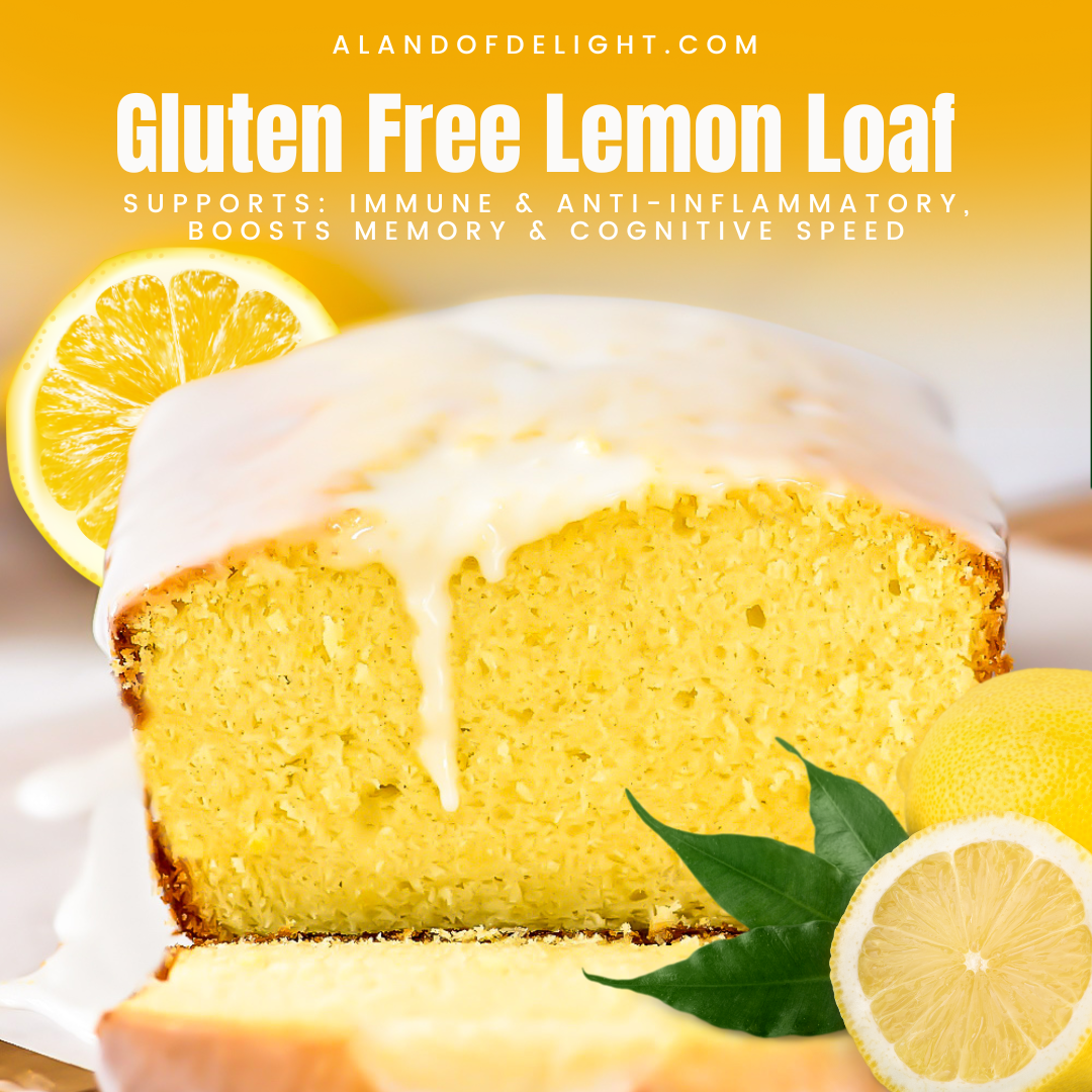 Gluten Free Lemon Loaf Slice