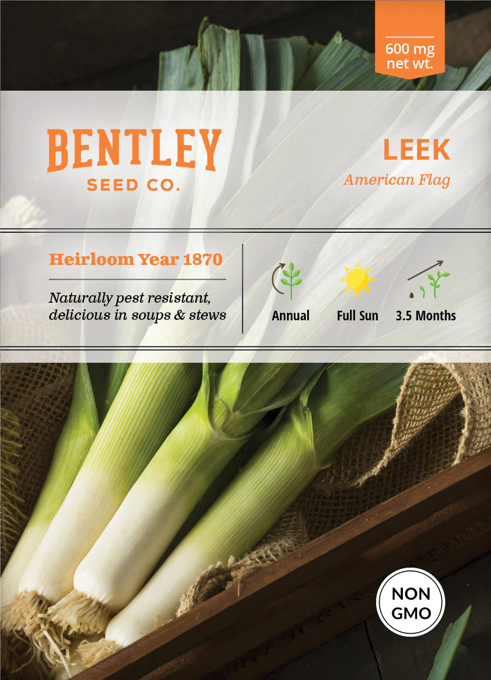 Heirloom Vegetable & Herb Seed Packet