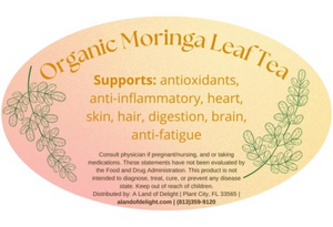 Organic Moringa Leaf Tea Bags