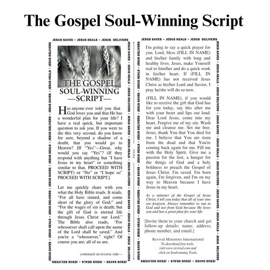 The Gospel Soul-Winning Script (Digital Download)