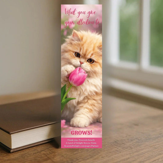 What You Give Your Attention to GROWS! Bookmark