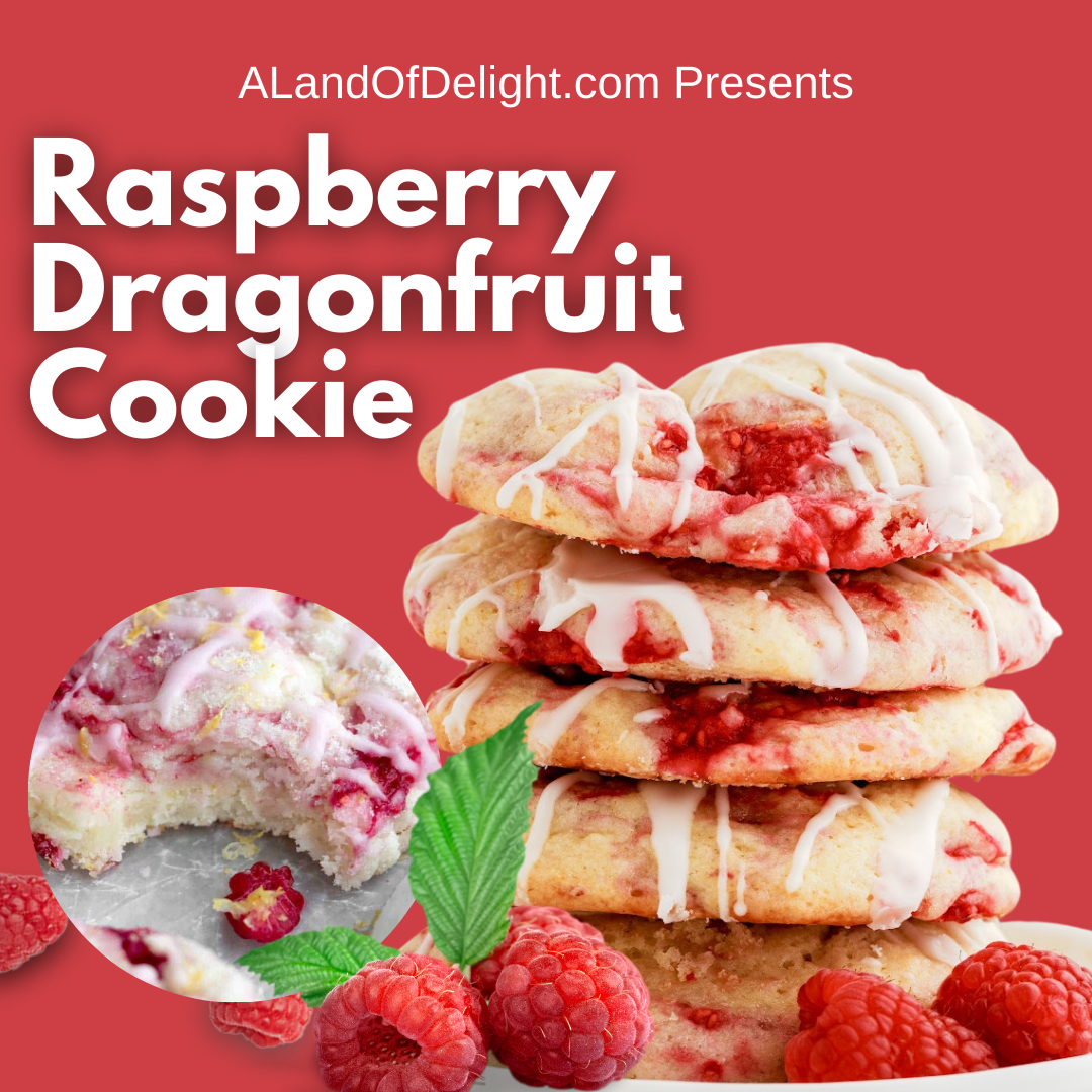 Raspberry Dragonfruit Cookie