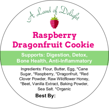 Raspberry Dragonfruit Cookie