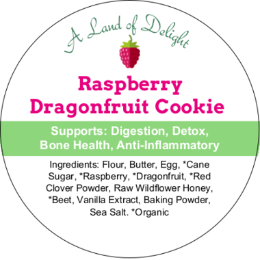 Raspberry Dragonfruit Cookie