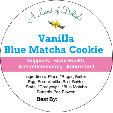 Vanilla Blue Matcha Cookie