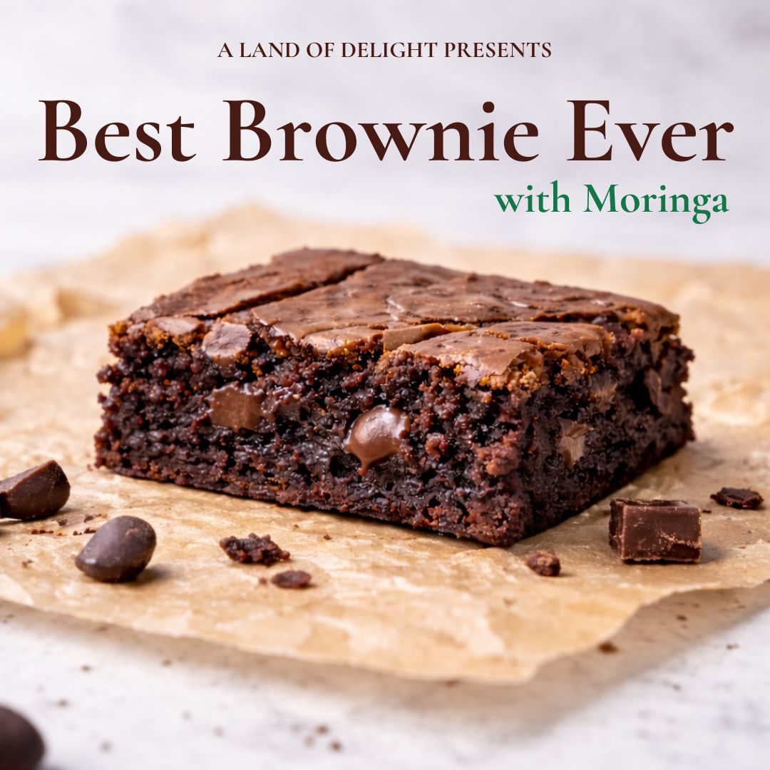 Best Brownie Ever with Moringa