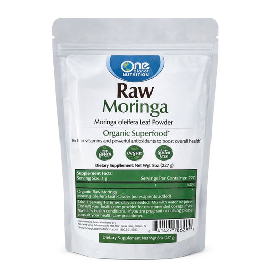 One Planet Nutrition Raw Moringa Powder