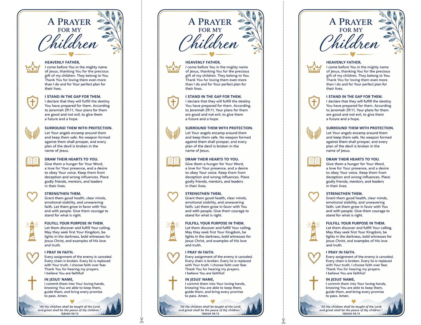 A Prayer For My Children (Digital Download)